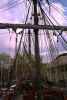 Atop the mizzenmast of the Santa Maria