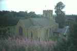 Weedon Church from the canal