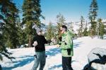 Adam and Andrew talk over lunch at Hope Valley